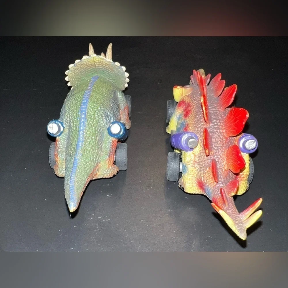 2 Dinosaur Pull Back Cars